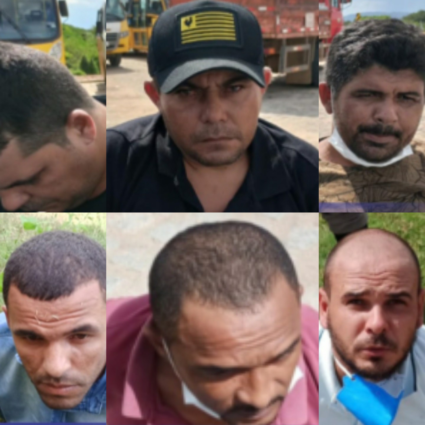 6 homens presos na operação na Paraíba